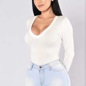 Voted Most Popular Bodysuit - White